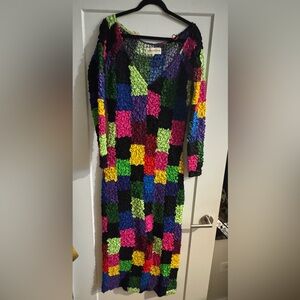 NWOT Mara Hoffman Multicolor Textured Popcorn Dress
